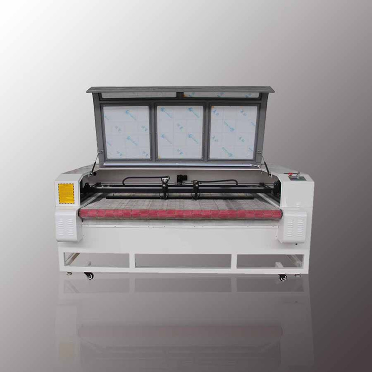 Máy cắt laser vải CNC cho ăn tự động